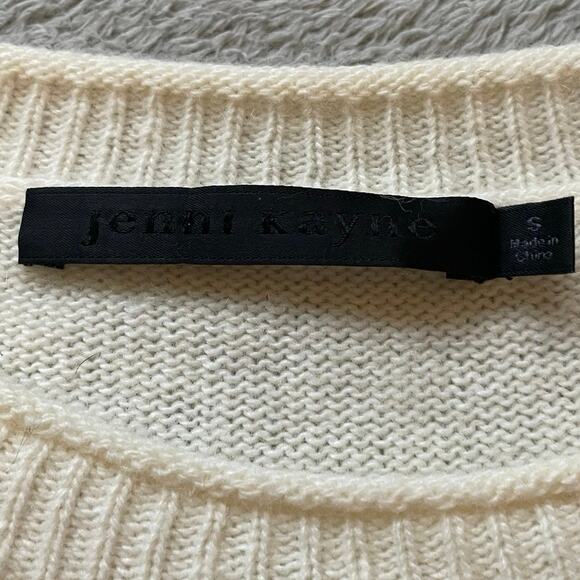 Jenni Kayne Everyday Sweater Wool Cashmere Blend Size S Quiet Luxury Old Money - Picture 11 of 11